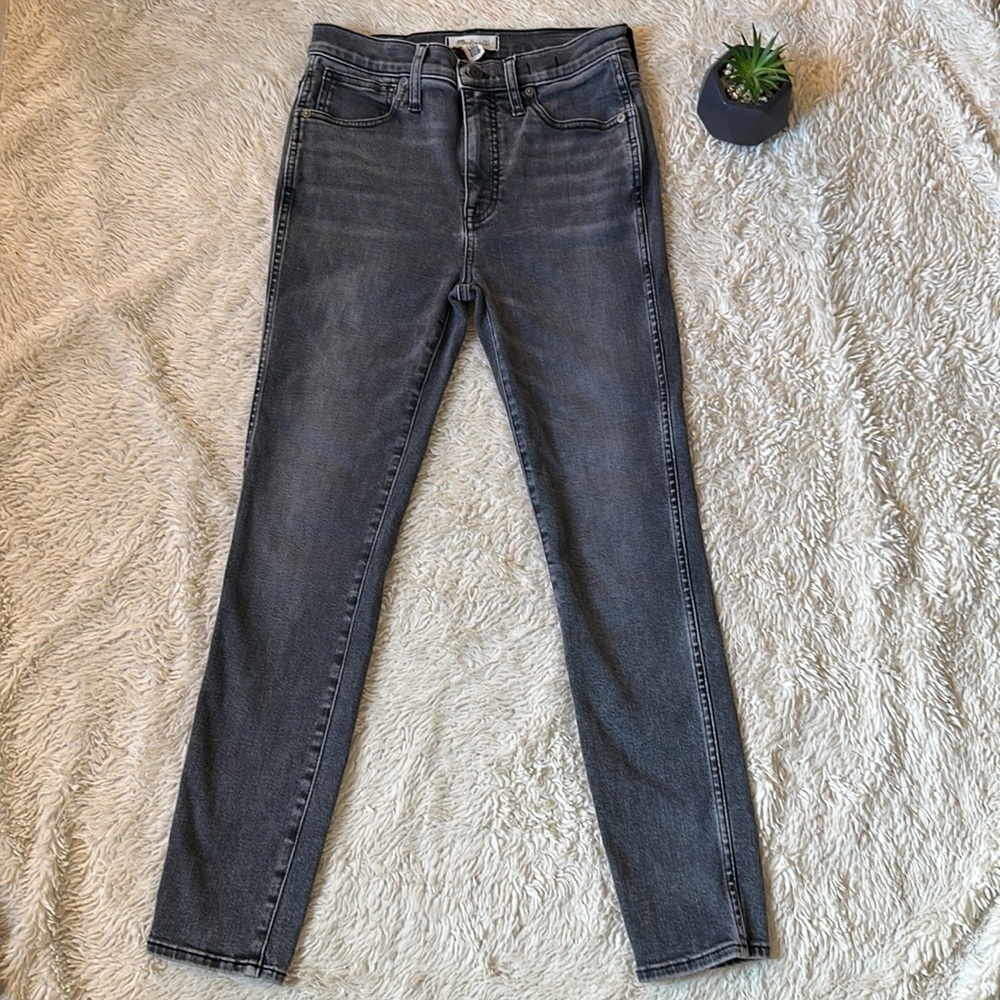 Madewell 10" High-Rise Skinny Jeans in Oakwood Wash size 28